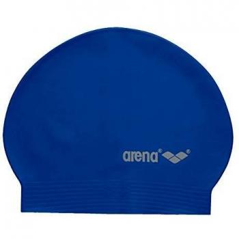 Gorro de natación Arena Soft Latex azul plata