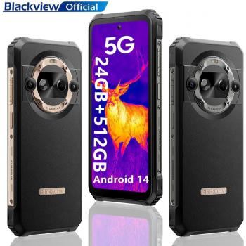 Smartphone Blackview BL9000 Pro, 12GB RAM, 512GB almacenamiento, Dual Sim, color Negro