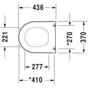 Duravit 0069810000 asiento de inodoro Blanco - Asiento de baño