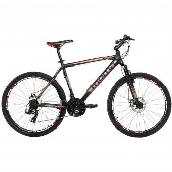 Moma - Bicicleta Montaña Mountainbike 26 BTT SHIMANO, aluminio, doble disco y suspensión, XL