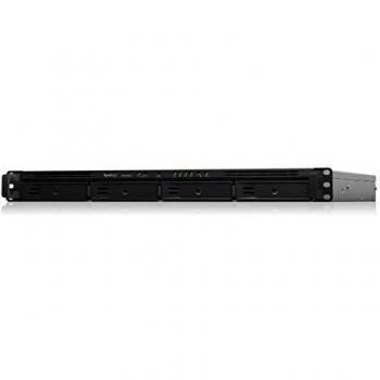 Synology RackStation RS820RP+ 1U 4-Bay High-Performance NAS Server, Max 56TB, QC 2.1GHz, 2GB RAM