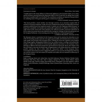 European Union Democratic Legitimacy Analysis Book