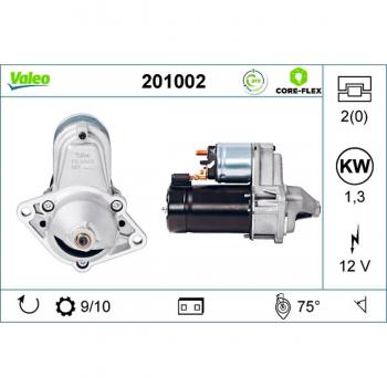 Motor de arranque VALEO 201002