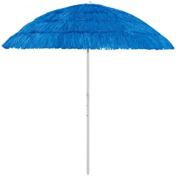 Sombrilla de playa azul 240 cm