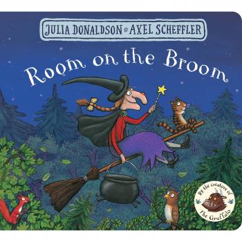 Libro Room on the Broom de Julia Donaldson, editorial Penguin, publicado en 1970