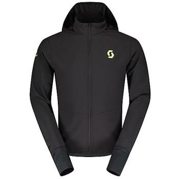 Chaqueta de running Scott RC Run Warm para hombre, color negro/amarillo, talla M