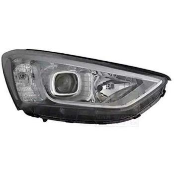 Faro Delantero Derecho H7/H7 Van Wezel 8272962 para Hyundai Santa Fé III (2012 en adelante)