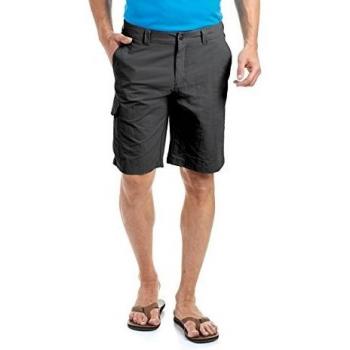 Maier Sports Main Men's Regular Fit Outdoor Shorts, Size 60, Black with 4 Pockets