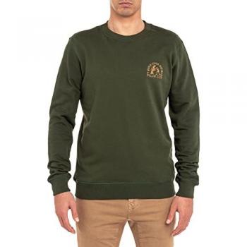 Pull-In Boxing Crew Sweatshirt - Green, Size S