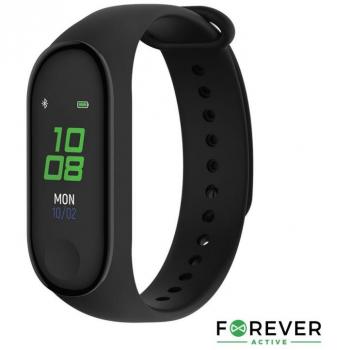 Forever Fitband SB-50 Fitness Tracker with Heart Rate - Negro
