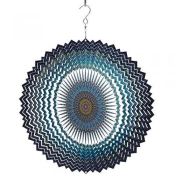 Móvil de viento SPIN-ART con diseño Mandala Espacial - 30 cm
