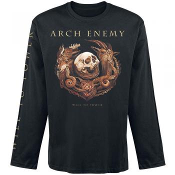 Arch Enemy Will To Power Manga Larga Negro XXL