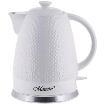 Tetera eléctrica Maestro MR-073 1,2L 1200W Blanco