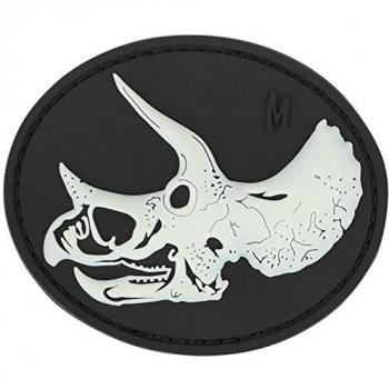 Maxpedition Parche de calavera Triceratops, brilla