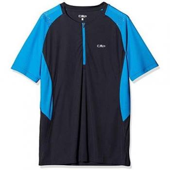 CMP Camiseta para Hombre Antracite-Cyano, Talla 52