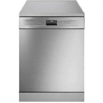 Lavavajillas Libre Instalación SMEG LVS344BQX 60 cm Inox 14 Servicios Clase B con 3ª Bandeja y Función Media Carga
