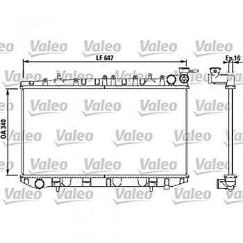 Radiador de refrigeración del motor Valeo 731659 con características de alta eficiencia en la transferencia de calor, diseño optimizado para un ajuste perfecto, construcción duradera y resistencia a la corrosión
