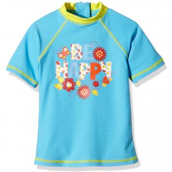 Aquatinto mit Be Happy-Schriftzug, UV +50 - Mono Niñas, color multicolor, talla 122