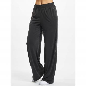 Urban Classics Women's High Waist Black Plisse Pants 4XL