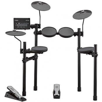 Yamaha DTX402 Batería Digital - Efectos de sonido acústicos y electrónicos 10 funciones de aprendizaje incluidos, App para iOS/Android, Color Negro