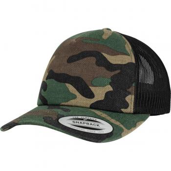 Flexfit Unisex Wood Camo Trucker Cap
