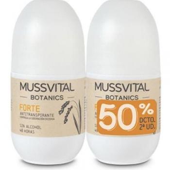 Mussvital Botanics Strong Antiperspirant Deodorant 48H Duo Pack (2x75ml)