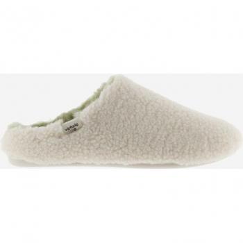 Victoria Norte Women's Open-Back Faux Shearling Slippers with Contrast Insole