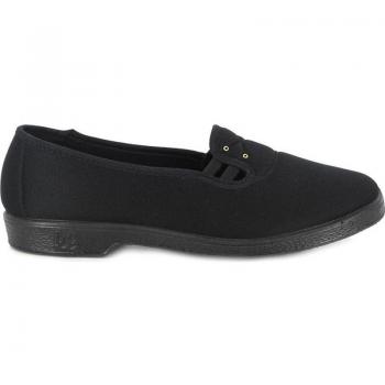 Zapatillas Deportivas de Mujer Doctor Cutillas 828 Elástico Lycra Negro (Tamaño 37)