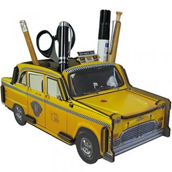 Portalápices Taxi Nueva York Amarillo Cab