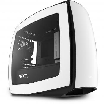 NZXT Manta ITX-Tower Negro, Color blanco - Caja de ordenador