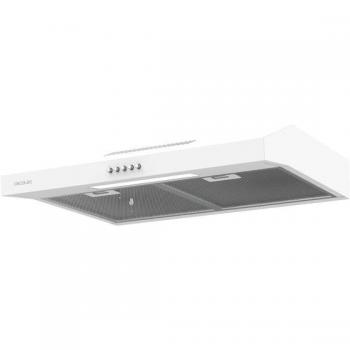 Campana extractora convencional Cecotec 2856 con 3 velocidades, potencia de succión 220m3/h, motor de 70W, clase B, control mecánico y luz