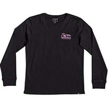 Quiksilver - Camiseta de Manga Larga - Niños 8-16 - Negro
