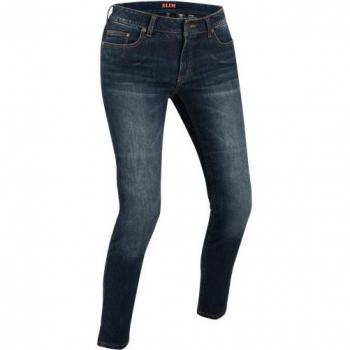 Bering Pantalones de Moto Mujer Tracy Azules Vaqueros de moto para mujer - Azul (38)