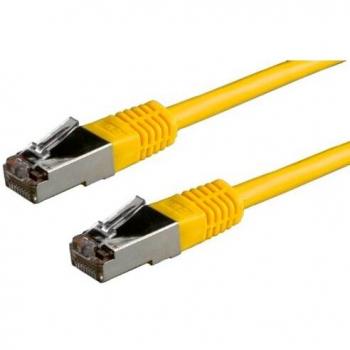 Cable de red CAT 6 S/FTP amarillo 7m doble apantallado