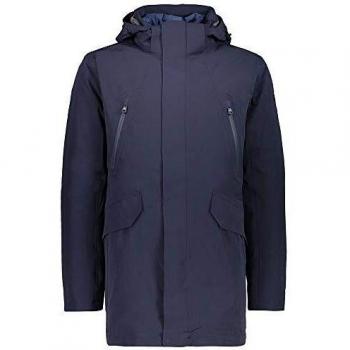 Cmp Men's Black Blue Sportswear Parka Jacket 3XL