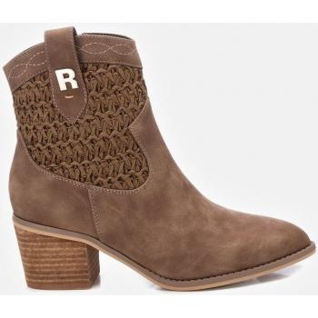 Botín de mujer Refresh 171545 Beige con Cremallera