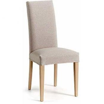 Kavehome Silla Freda, Varese beige y natural