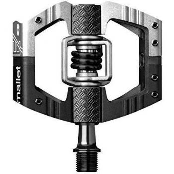 Pedales Crankbrothers Mallet E LS Negro/Plata para Enduro