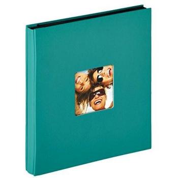 Walther Álbum de Fotos Fun Azul 400 Fotos 10x15 cm, Encuadernación de tapa dura, Diseño divertido