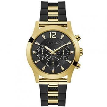 Guess Watches Ladies Skylar Womens Analogue Quartz Watch with Silicone Bracelet W1294L1