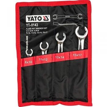 Yato YT-0143 - Llaves de dos agujeros planos 8-17 mm Yato