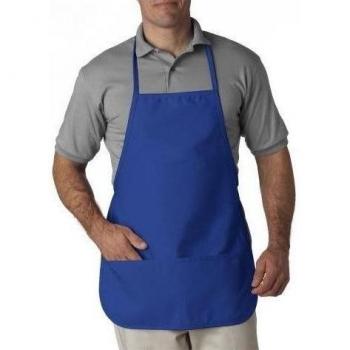8201 LB 8201 2 POCKET BIB APRON ROYAL OS