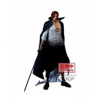 Figura Premium Shanks The Anime One Piece 30cm, figura de coleccionista, material de PVC, articulaciones móviles, detalles pintados a mano, escala 1:6