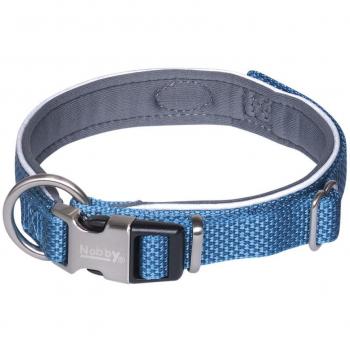 Collar para perro Nobby Classic Preno Royal de neopreno azul XS-S 32-39 cm