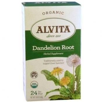 Alvita Tea Bags - Organic Dandelion Root 24 pckts
