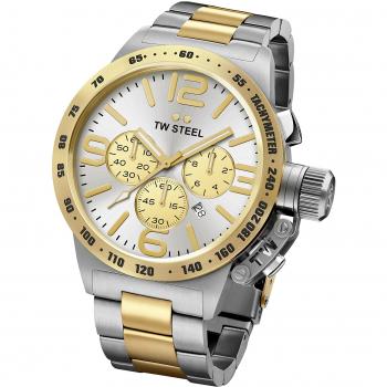 Reloj Cronógrafo TW Steel Canteen 45mm de Alta Calidad