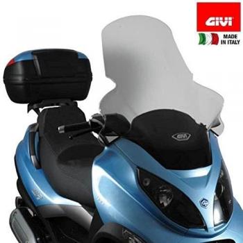 Parabrisas GIVI D501ST Transparente para Scooter Piaggio MP3 125-250-300-400 (2006-2011)
