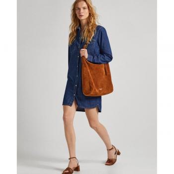 Vestido corto Mayaa marino de Pepe Jeans con cierre abotonado para mujer