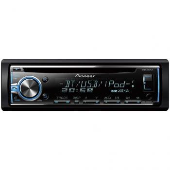Pioneer DEH-X5800BT - Radio CD con sintonizador RDS, Bluetooth, entrada auxiliar y USB