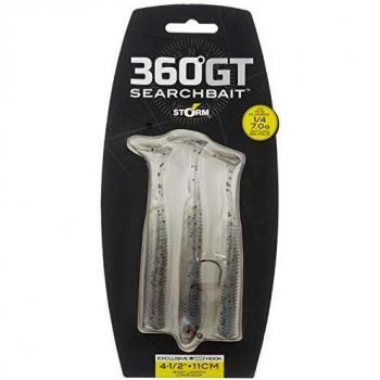 Storm 360 GT searchbait Minnow Pesca Cebo, 360GT Searchbait Minnow 3.5, Smoking' Ghost, 1/8 oz/3.5
